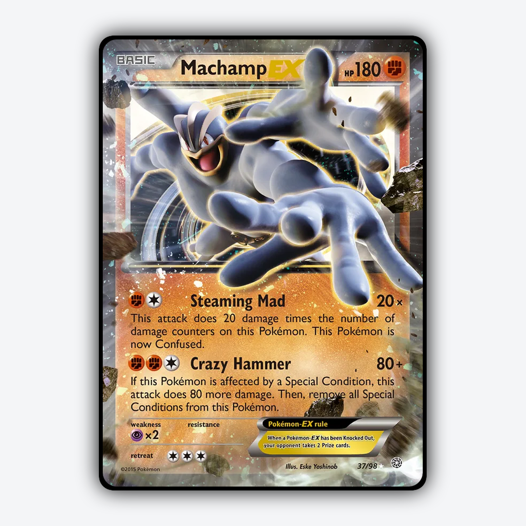 Machamp-EX 037/98 - Ancient Origins Set - Card Rug