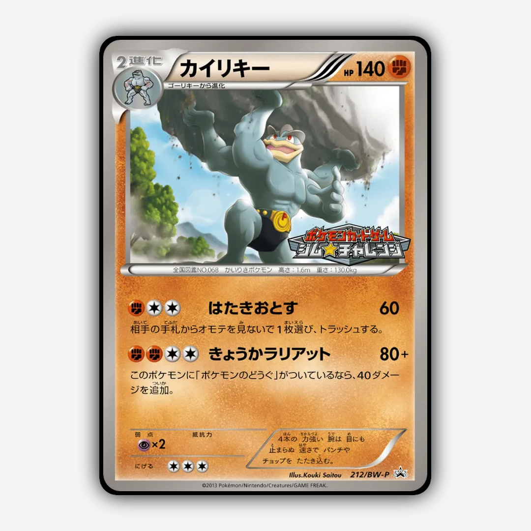 Machamp 212/BW-P - Black & White Promos Set - Card Rug (JP)