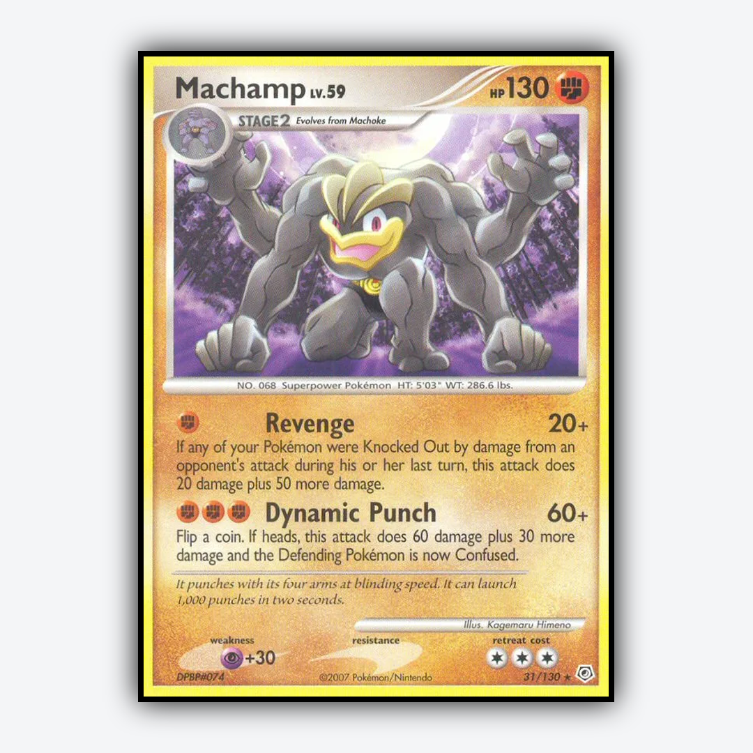 Machamp 031/130 - Diamond & Pearl Set - Card Rug
