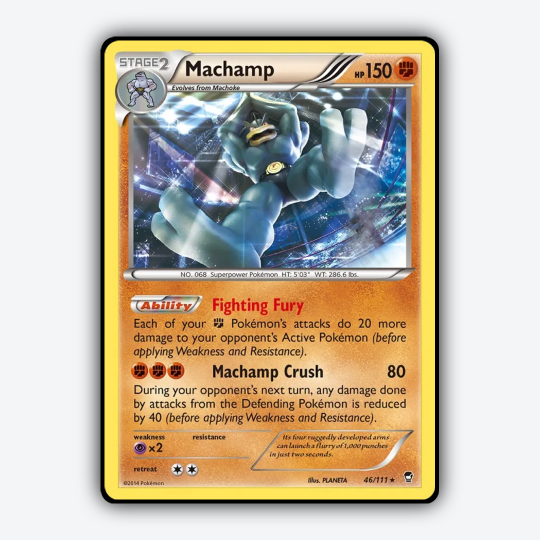 Machamp 046/111 - Furious Fists Set - Card Rug
