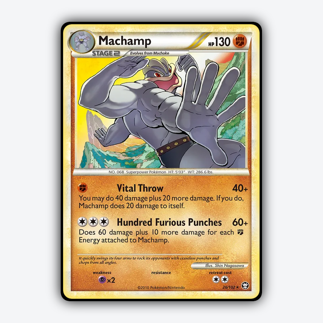 Machamp 026/102 - HS—Triumphant Set - Card Rug