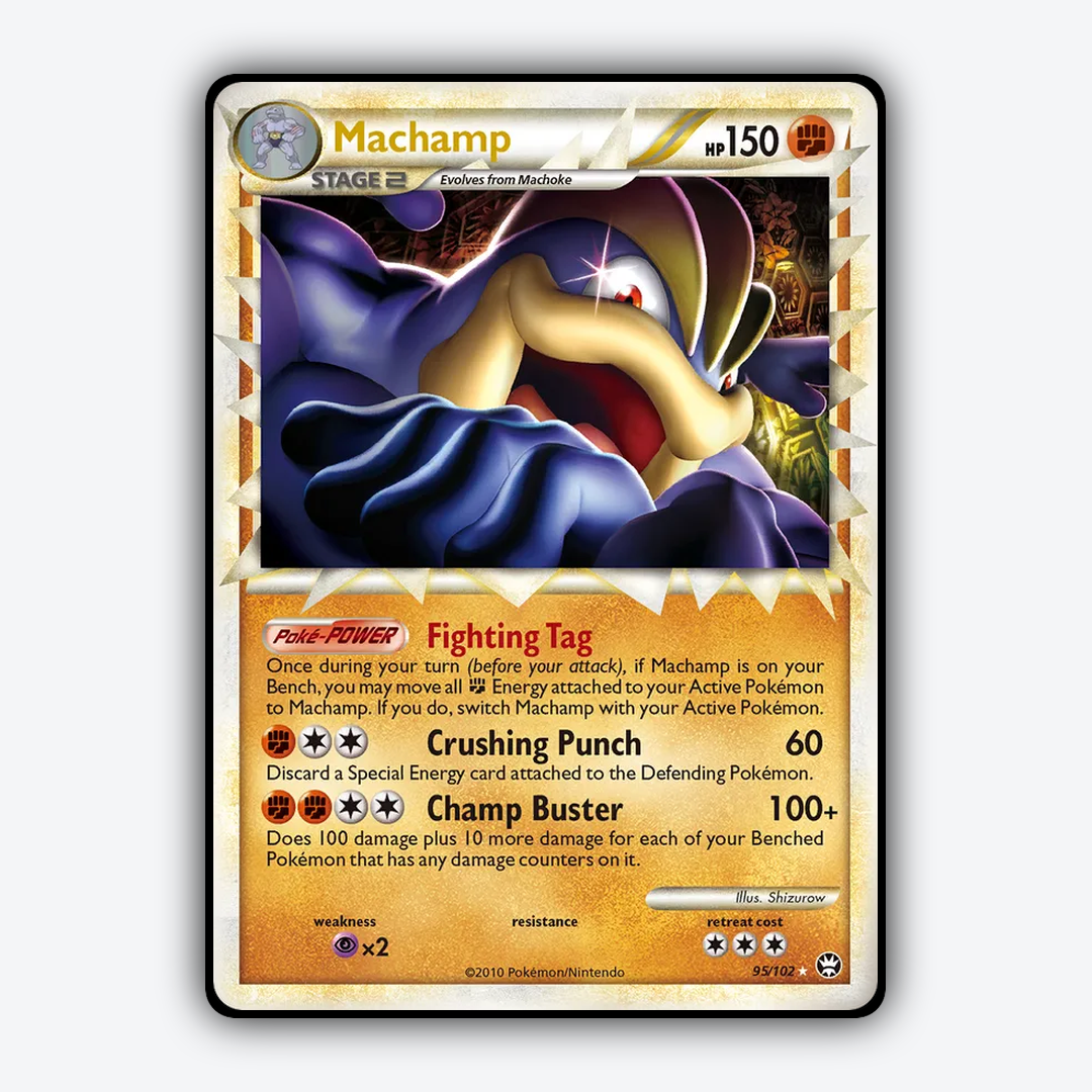 Machamp 095/102 - HS—Triumphant Set - Card Rug
