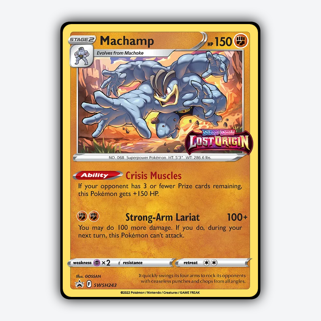 Machamp #243 - SWSH Black Star Promos Set - Card Rug