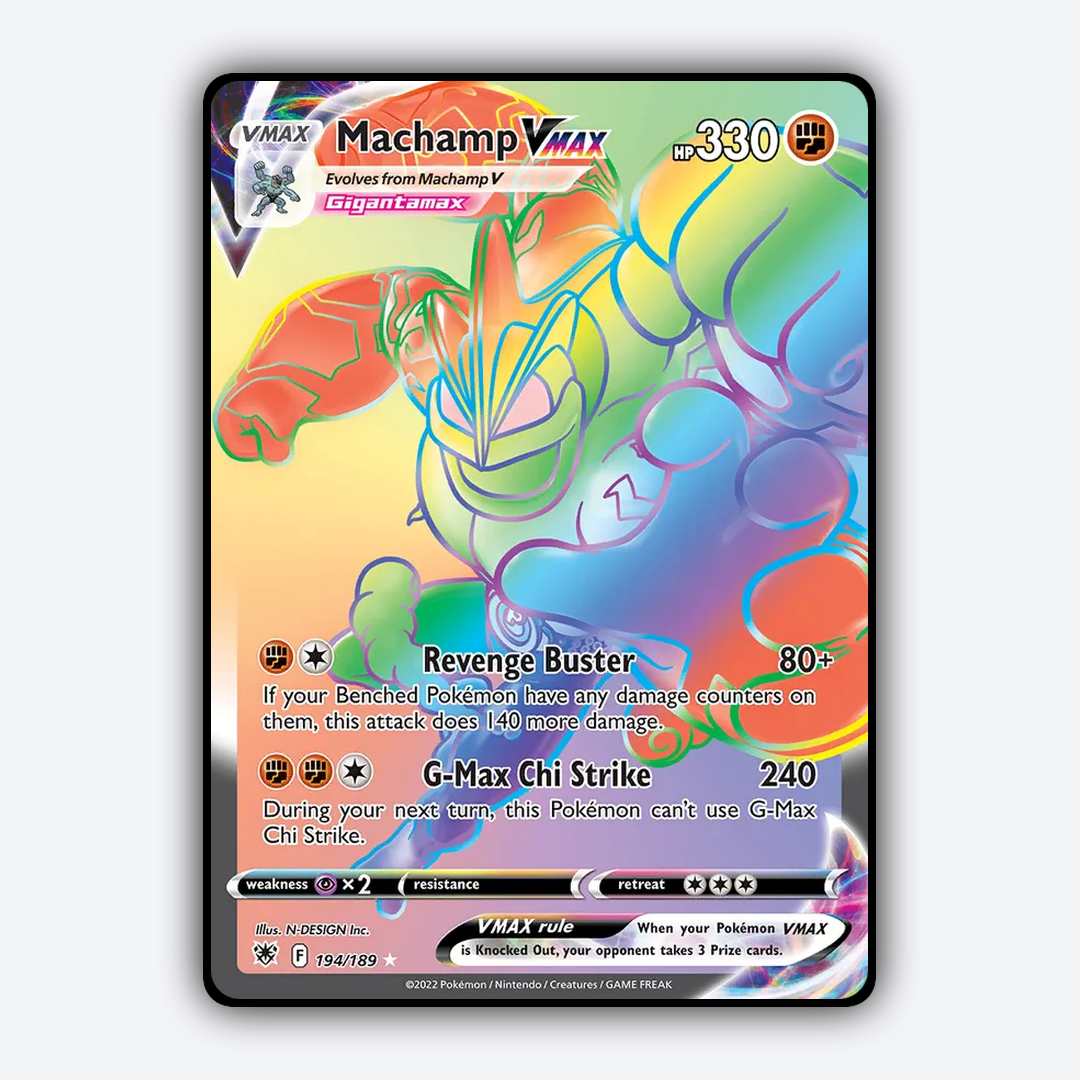 Machamp VMAX 194/189 - Astral Radiance Set - Card Rug