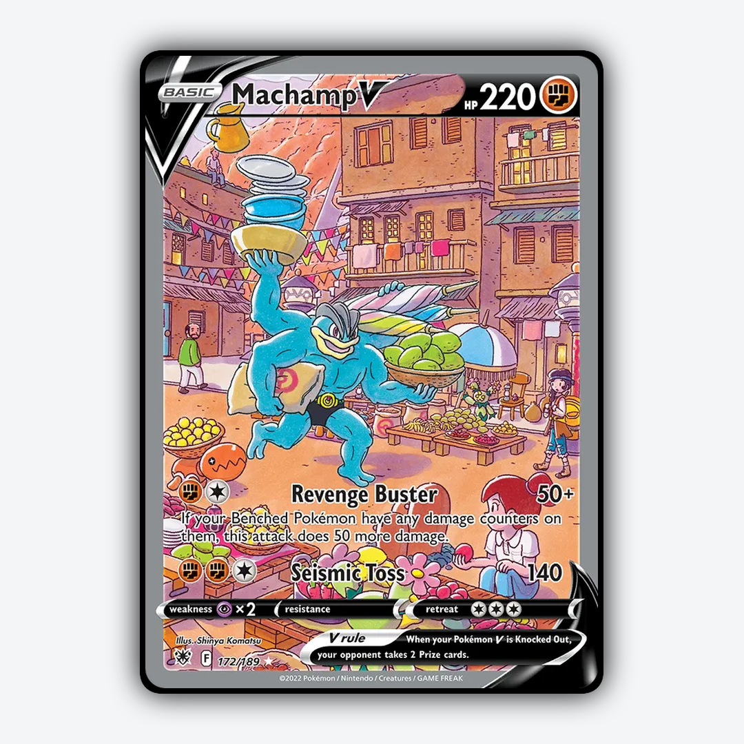 Machamp V 172/189 - Astral Radiance Set - Card Rug