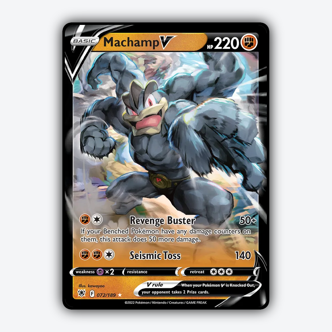 Machamp V 072/189 - Astral Radiance Set - Card Rug