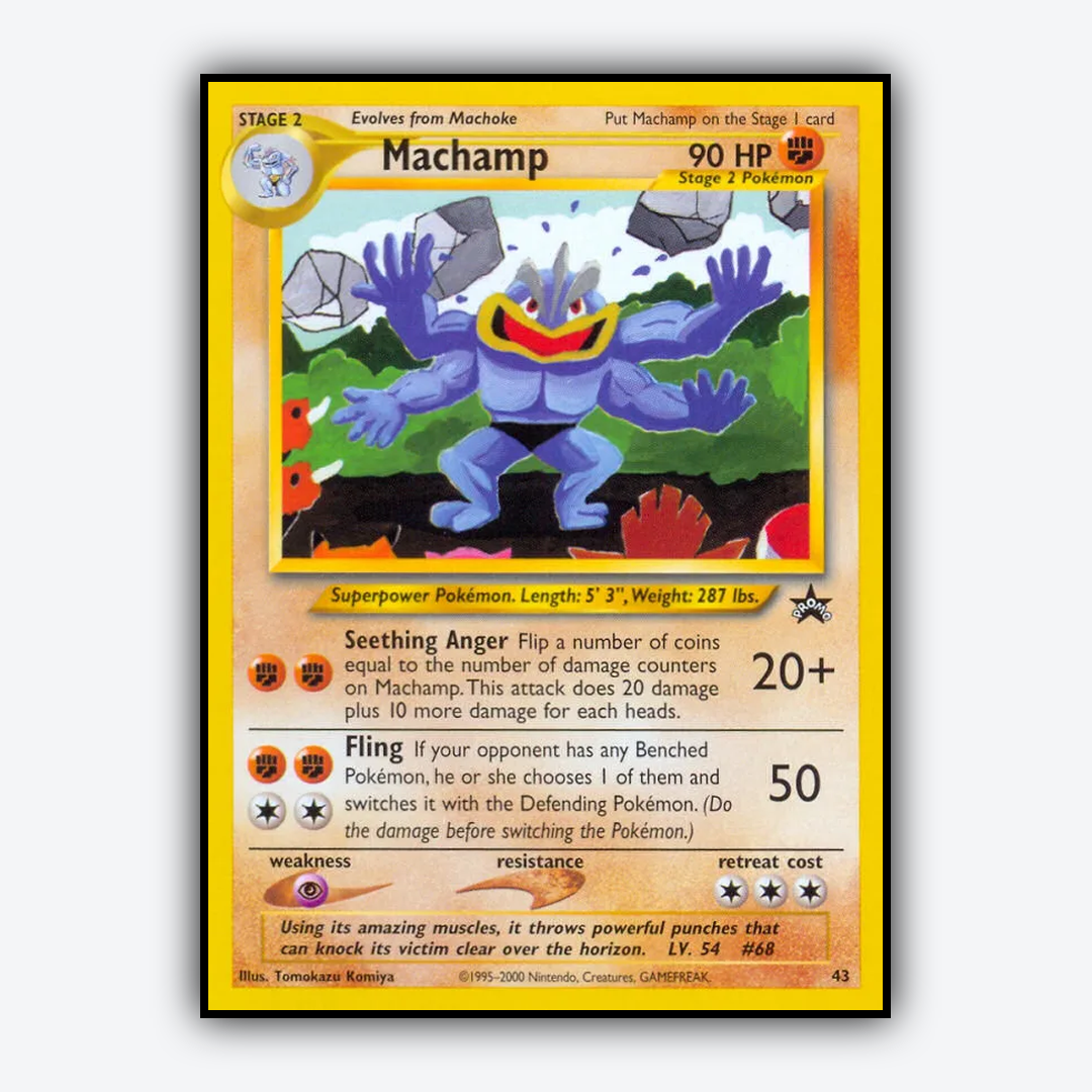 Machamp #43 - Wizards Black Star Promos Set - Card Rug