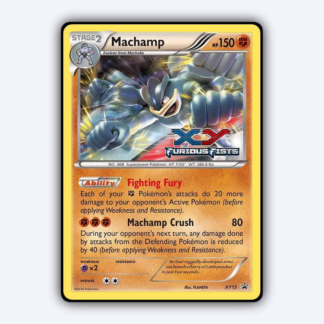 Machamp #13 - XY Black Star Promos Set - Card Rug