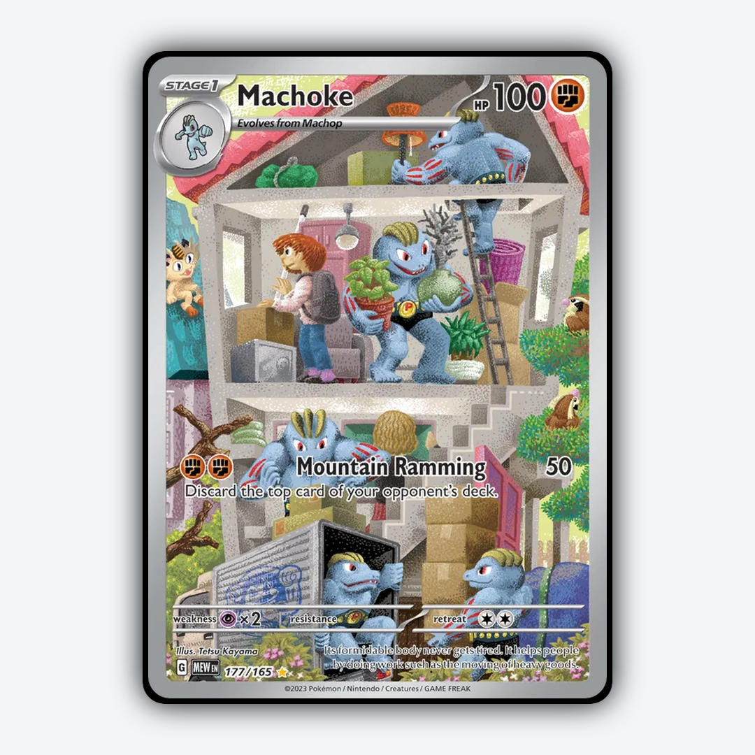 Machoke #177 - 151 Set - Card Rug