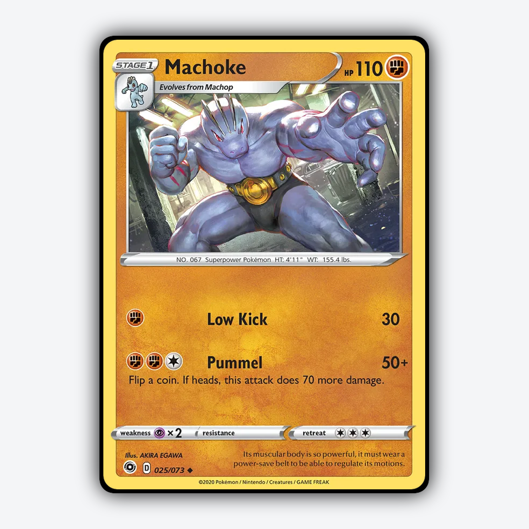 Machoke 025/73 - Champion's Path Set - Card Rug