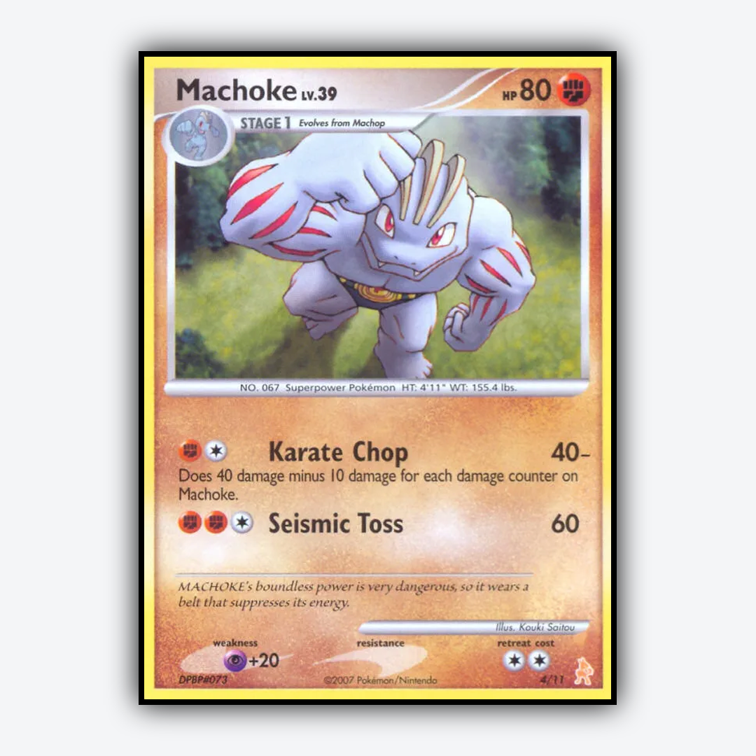Machoke 004/11 - DP Trainer Kit Lucario Set - Card Rug