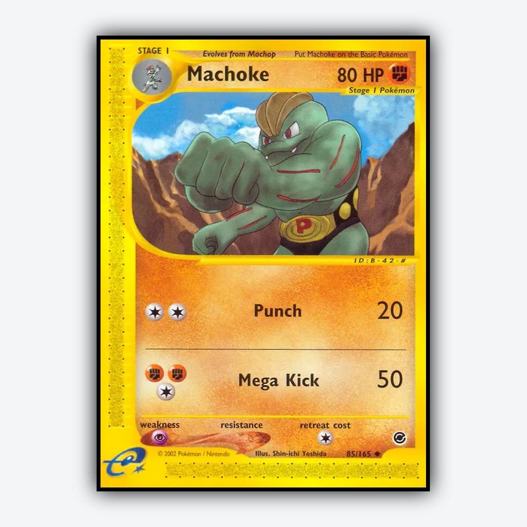 Machoke 085/165 - Expedition Base Set - Card Rug