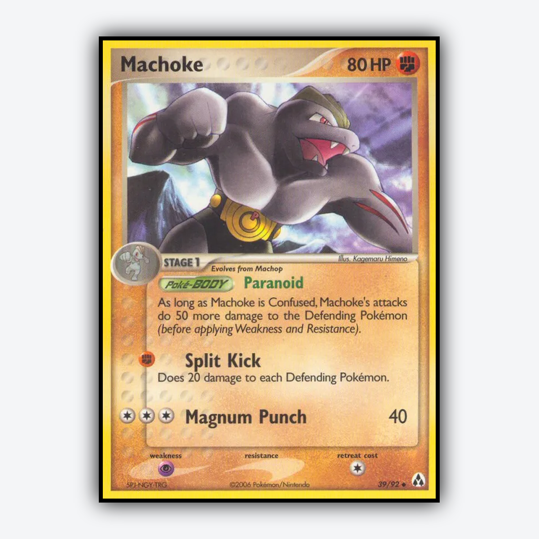 Machoke 039/92 - Legend Maker Set - Card Rug