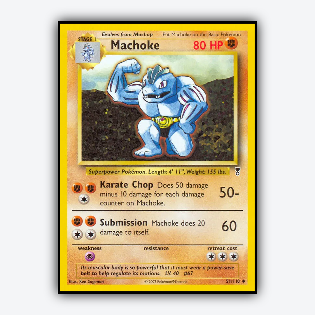 Machoke 051/110 - Legendary Collection Set - Card Rug