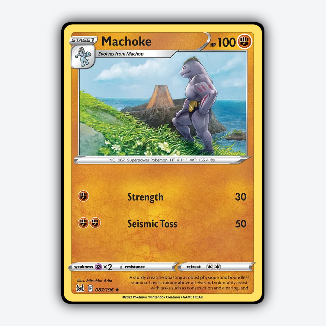 Machoke 087/196 - Lost Origin Set - Card Rug