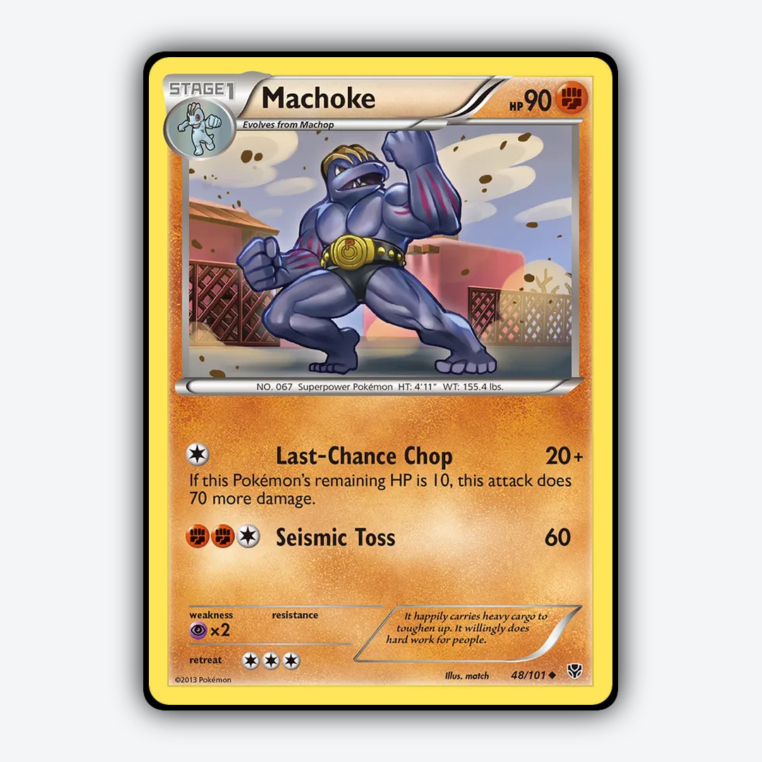 Machoke 048/101 - Plasma Blast Set - Card Rug