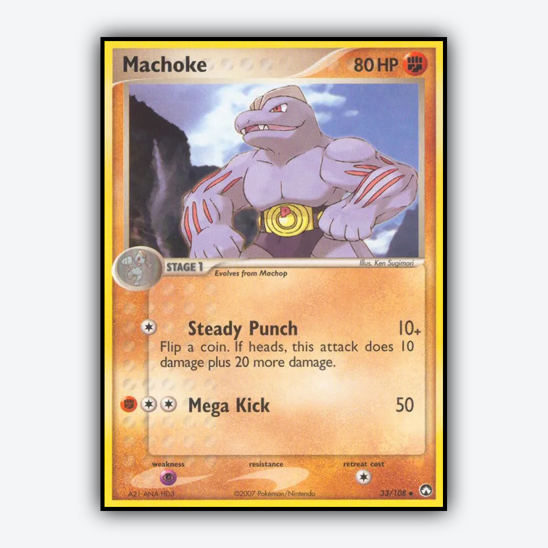 Machoke 033/108 - Power Keepers Set - Card Rug