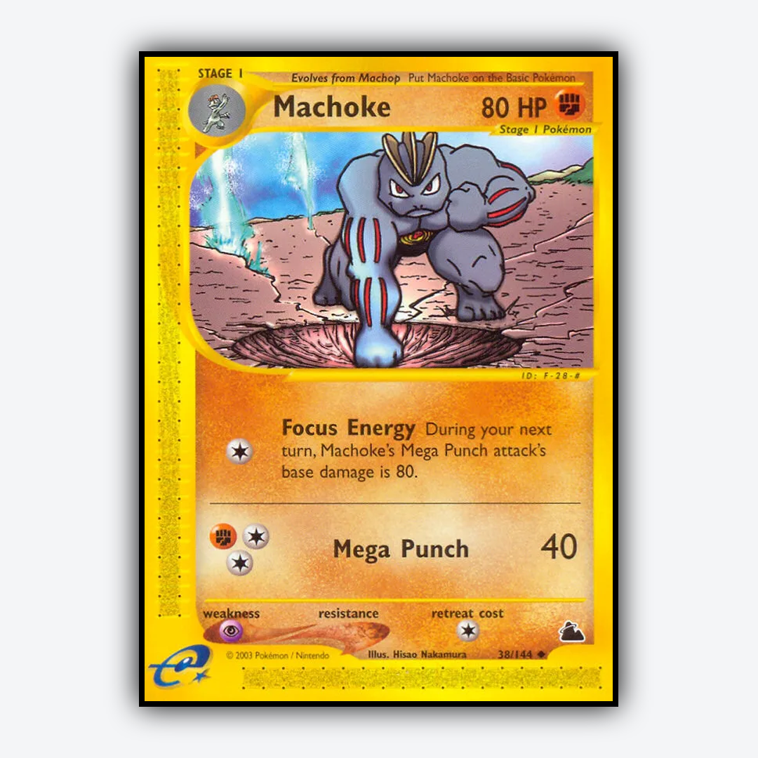 Machoke 038/144 - Skyridge Set - Card Rug