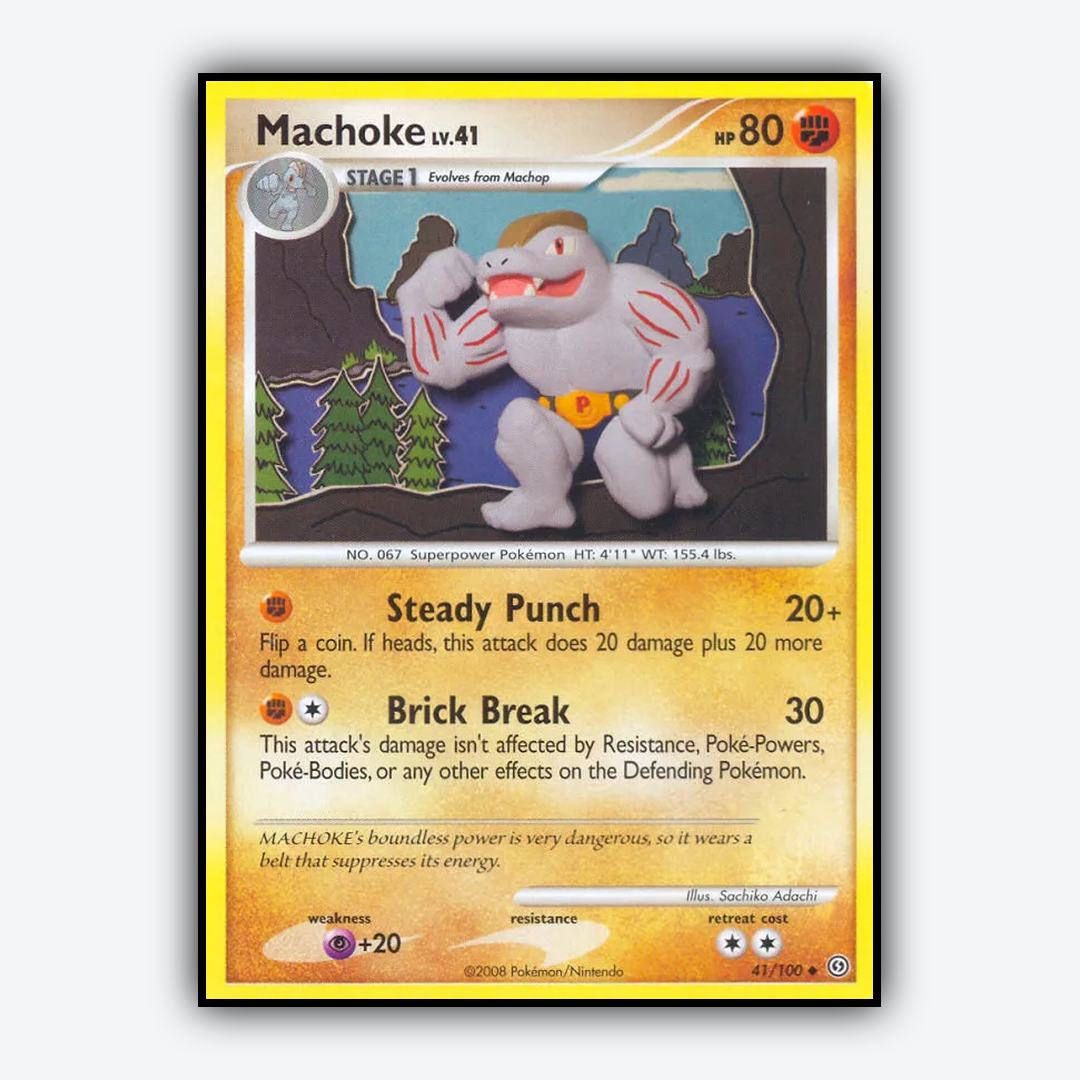 Machoke 041/100 - Stormfront Set - Card Rug