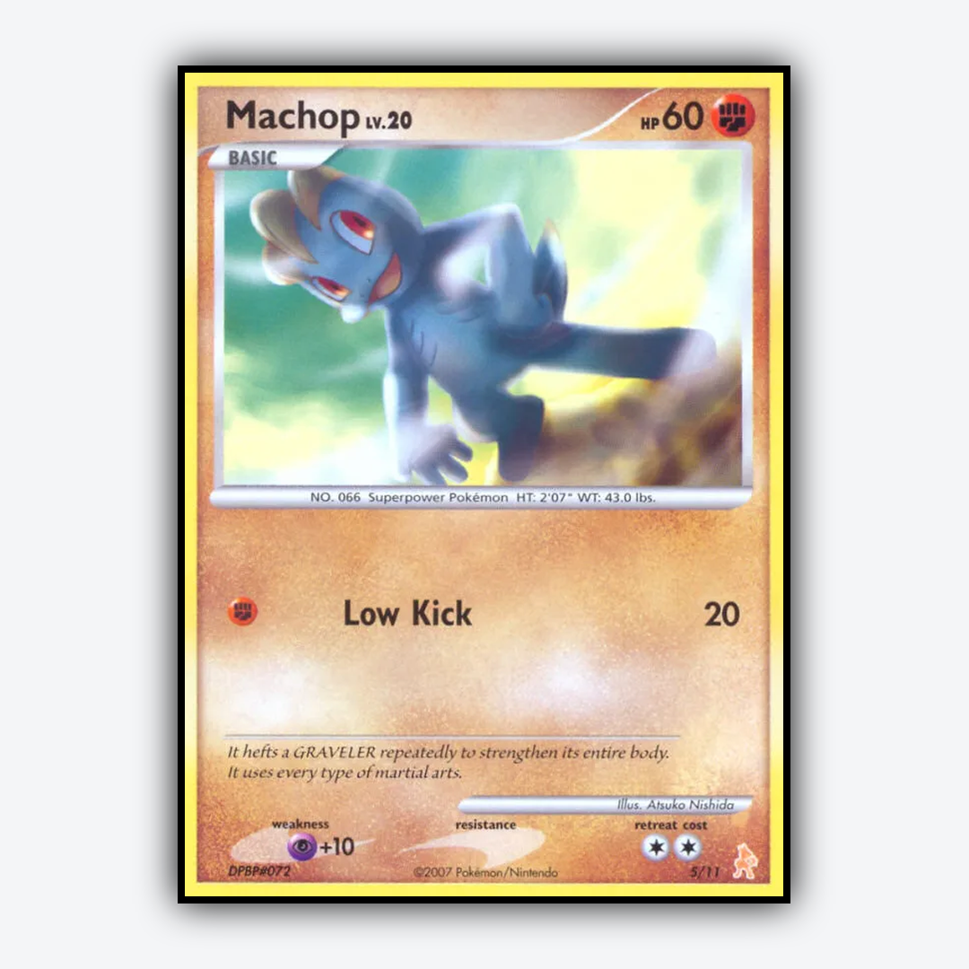 Machop 005/11 - DP Trainer Kit Lucario Set - Card Rug