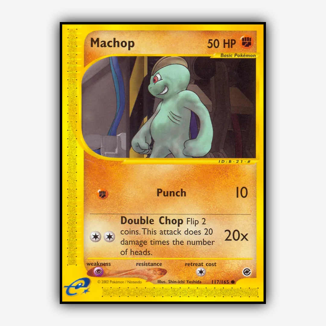 Machop 117/165 - Expedition Base Set - Card Rug