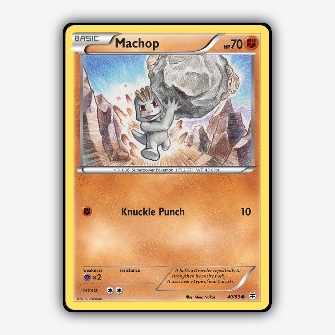 Machop 040/83 - Generations Set - Card Rug