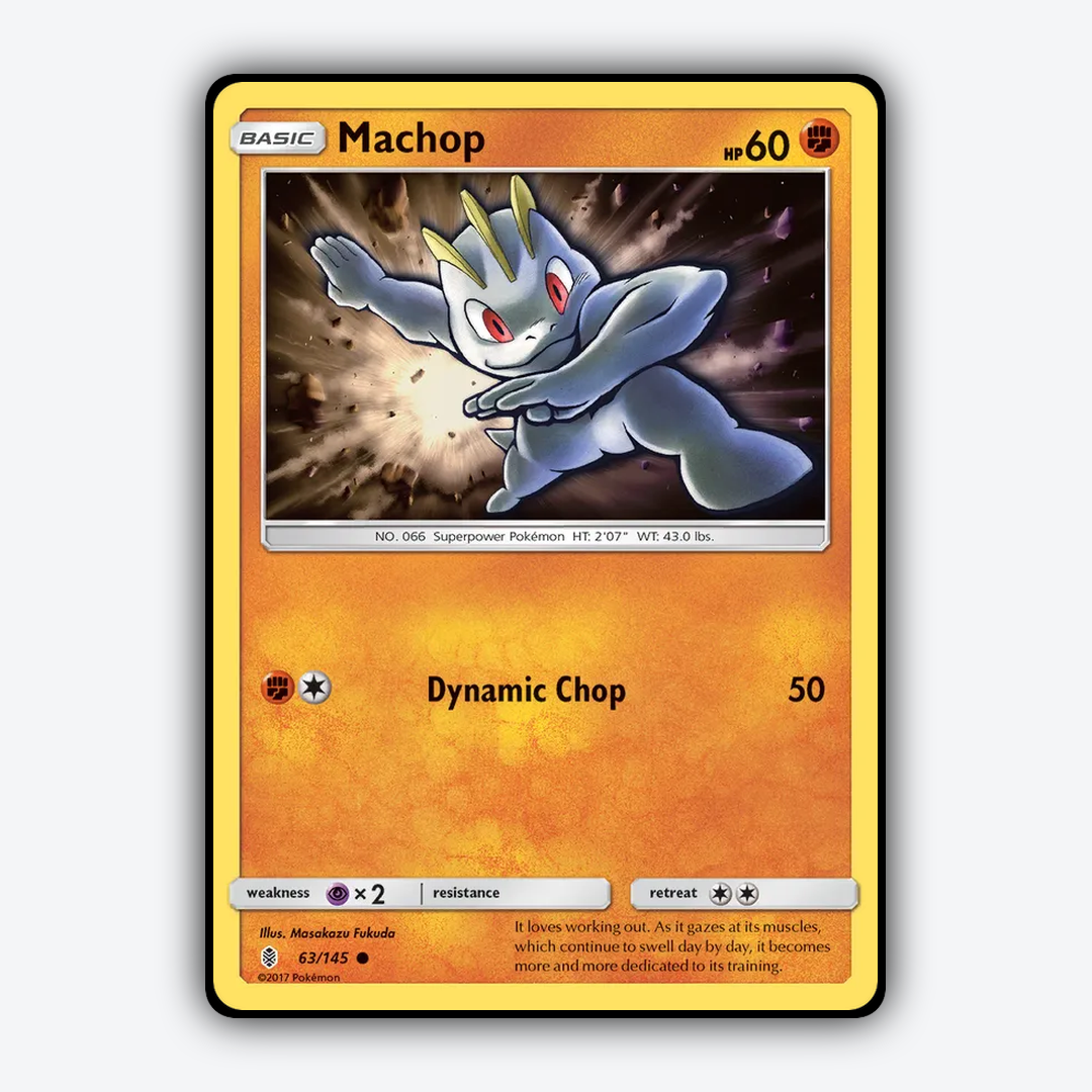 Machop 063/145 - Guardians Rising Set - Card Rug