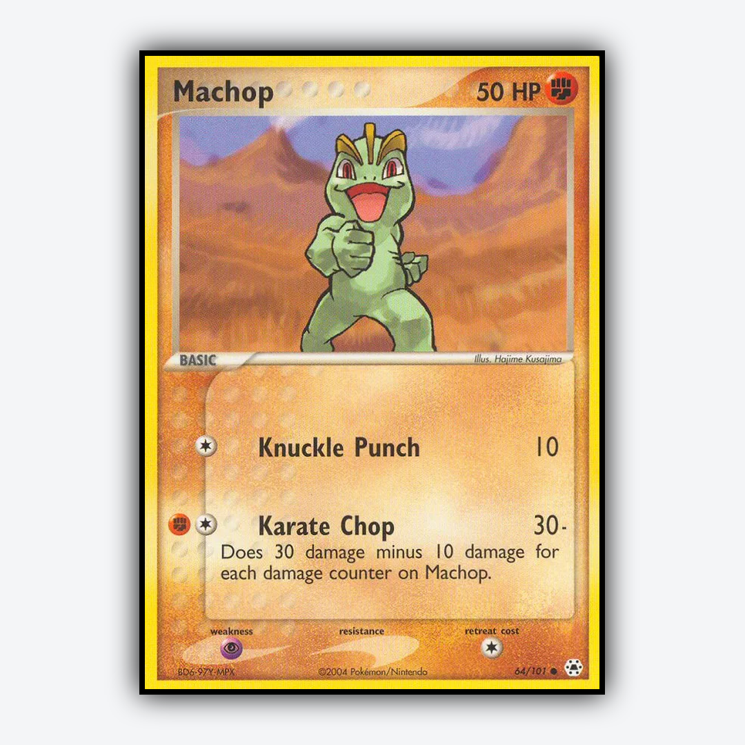 Machop 064/101 - Hidden Legends Set - Card Rug