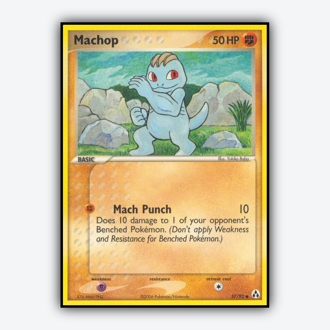 Machop 057/92 - Legend Maker Set - Card Rug