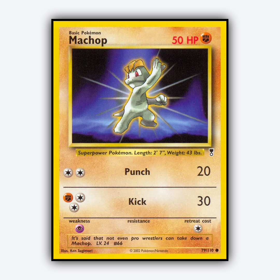 Machop 079/110 - Legendary Collection Set - Card Rug