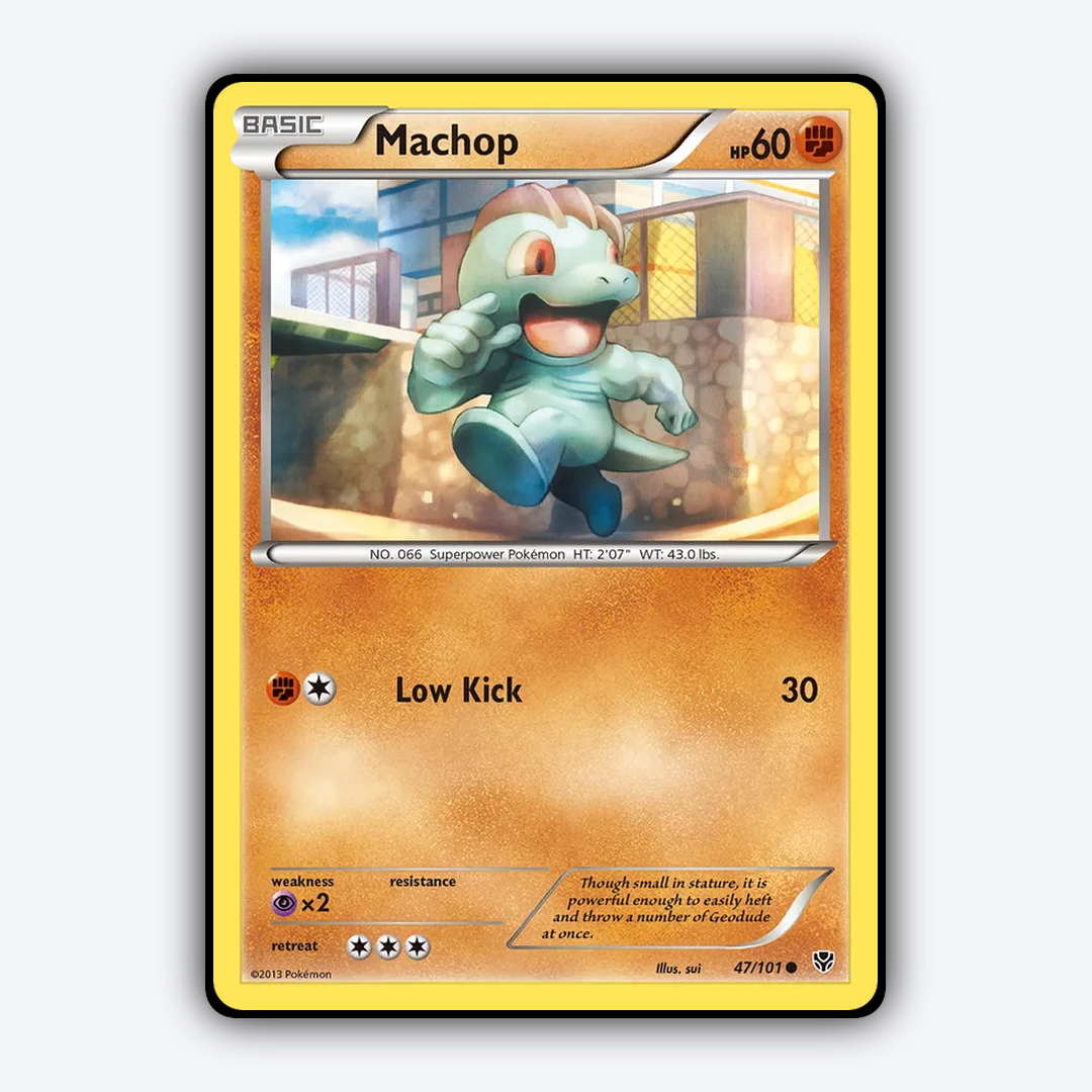 Machop 047/101 - Plasma Blast Set - Card Rug