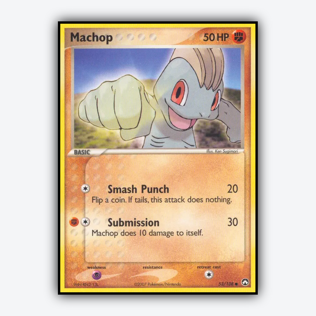 Machop 053/108 - Power Keepers Set - Card Rug