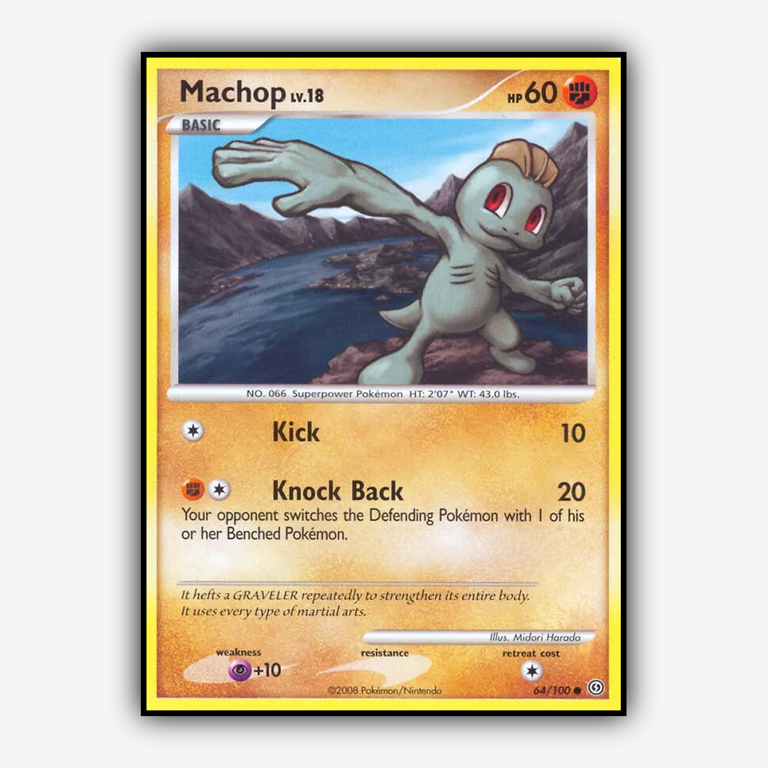 Machop 064/100 - Stormfront Set - Card Rug