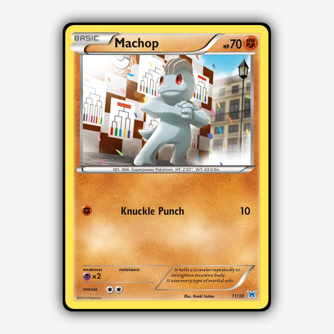 Machop 011/30 - XY Trainer Kit Latios Set - Card Rug