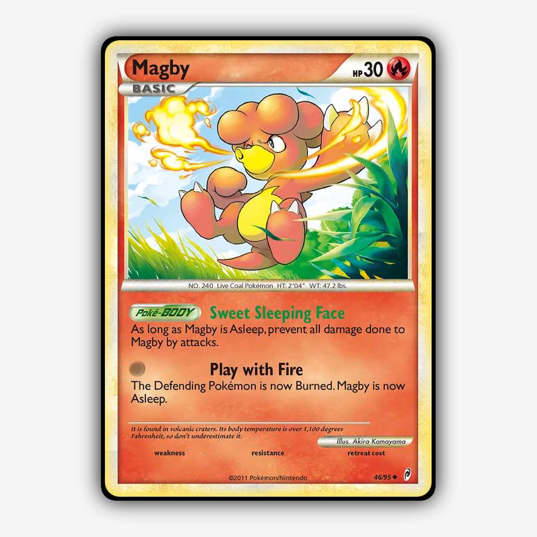 Magby 046/95 - Call of Legends Set - Card Rug