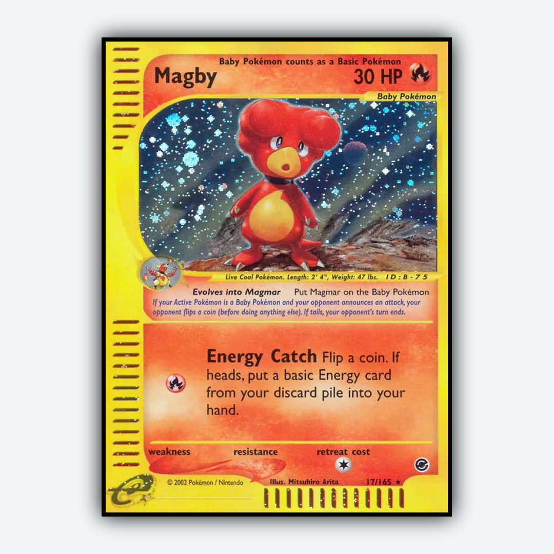Magby 017/165 - Expedition Base Set - Card Rug