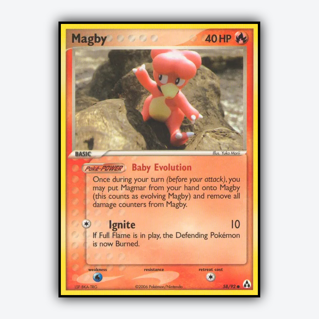 Magby 058/92 - Legend Maker Set - Card Rug