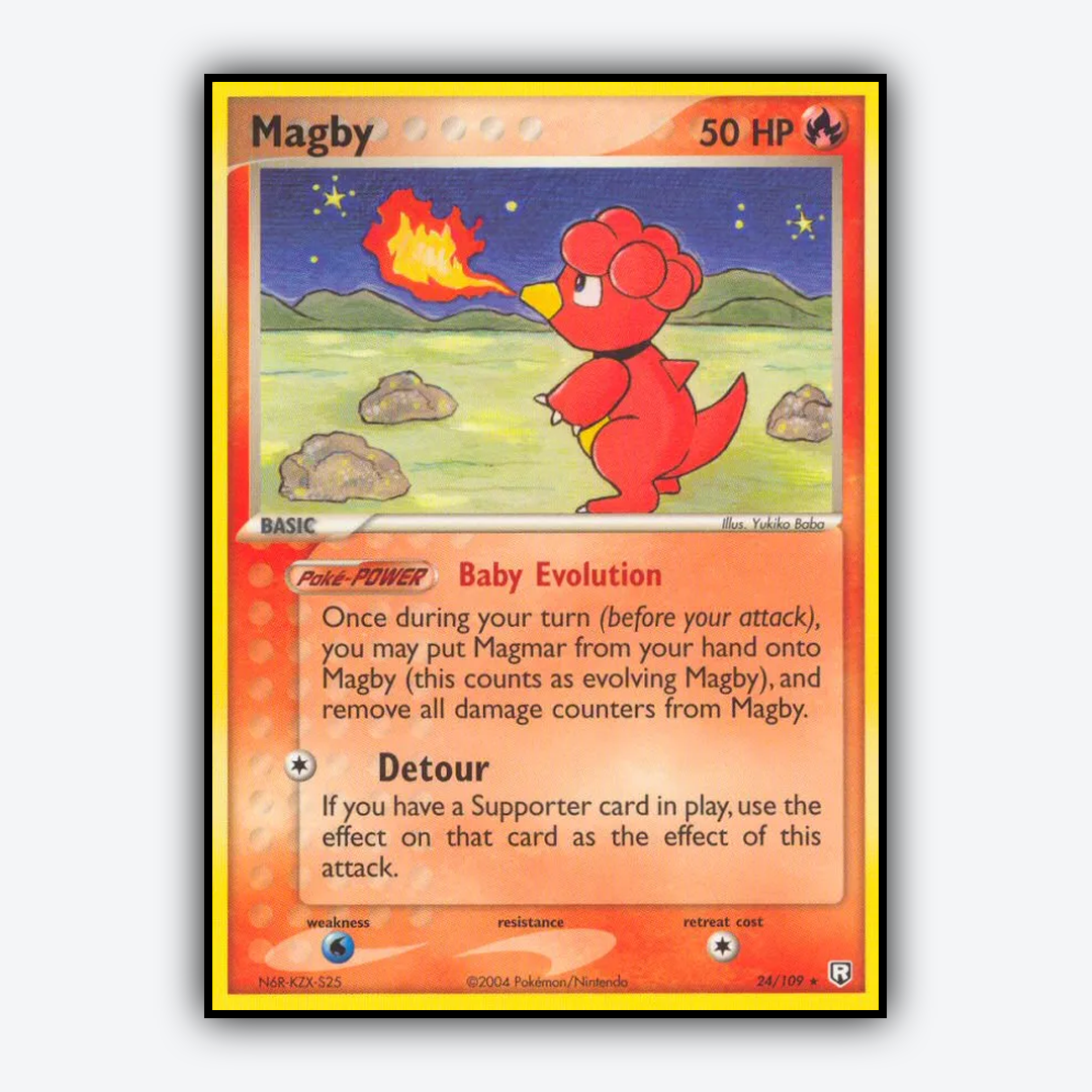 Magby 024/109 - Team Rocket Returns Set - Card Rug