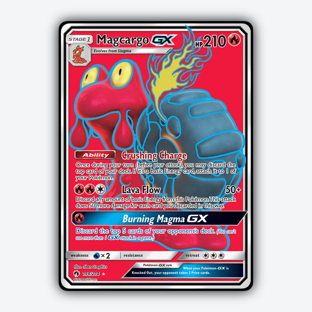Magcargo-GX 198/214 - Lost Thunder Set - Card Rug