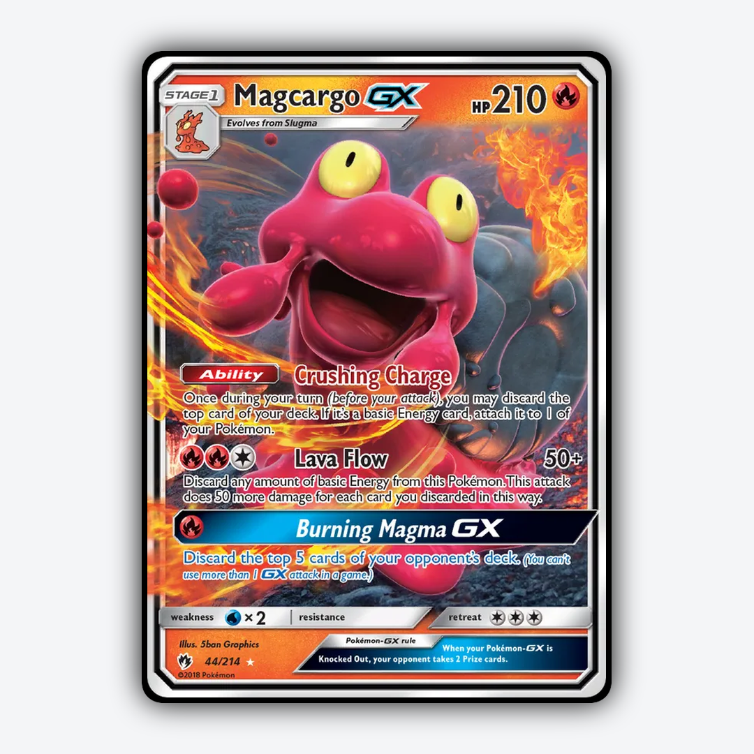 Magcargo-GX 044/214 - Lost Thunder Set - Card Rug
