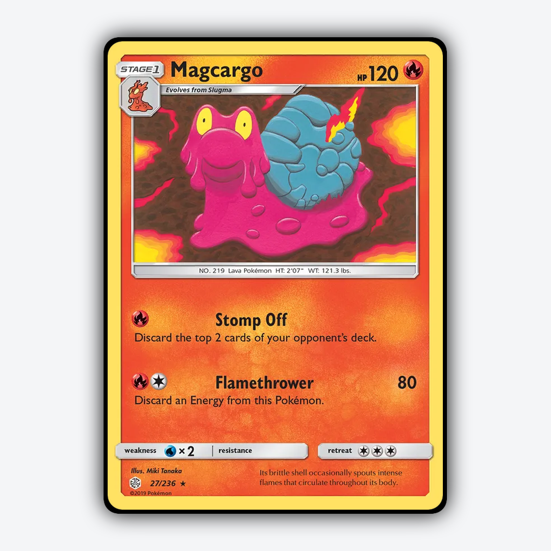 Magcargo 027/236 - Cosmic Eclipse Set - Card Rug