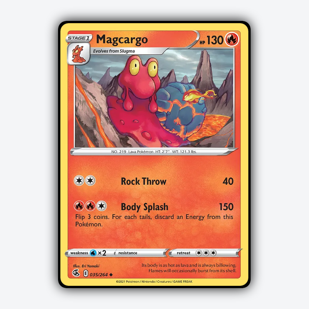 Magcargo 035/264 - Fusion Strike Set - Card Rug
