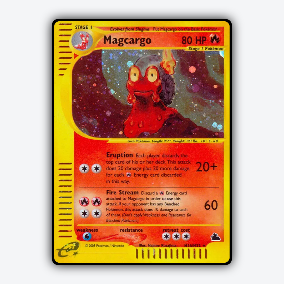 Magcargo H016/144 - H016/144 Skyridge Set - Card Rug