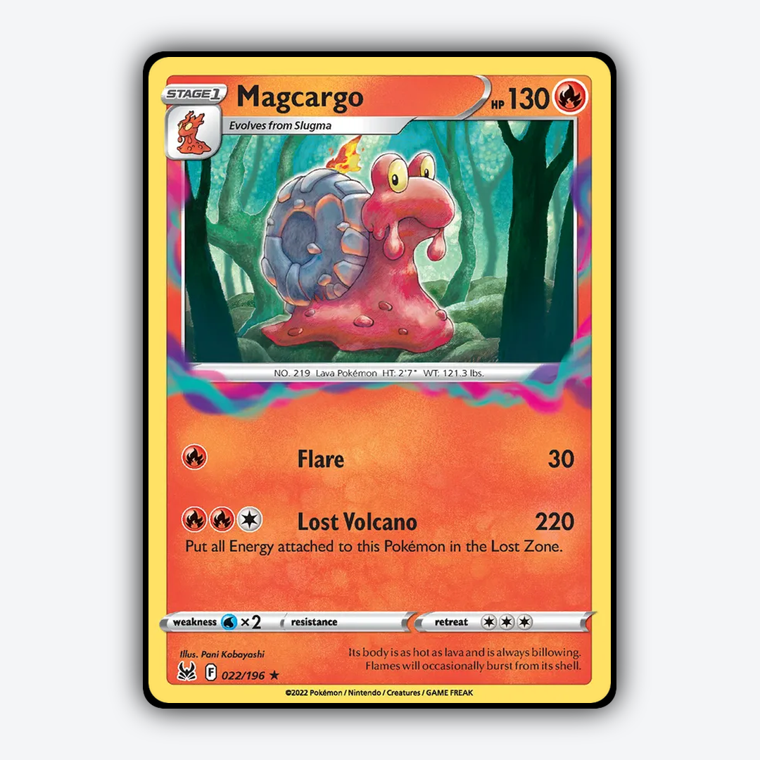 Magcargo 022/196 - Lost Origin Set - Card Rug