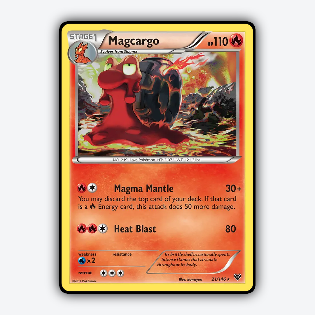 Magcargo 021/146 - XY Set - Card Rug