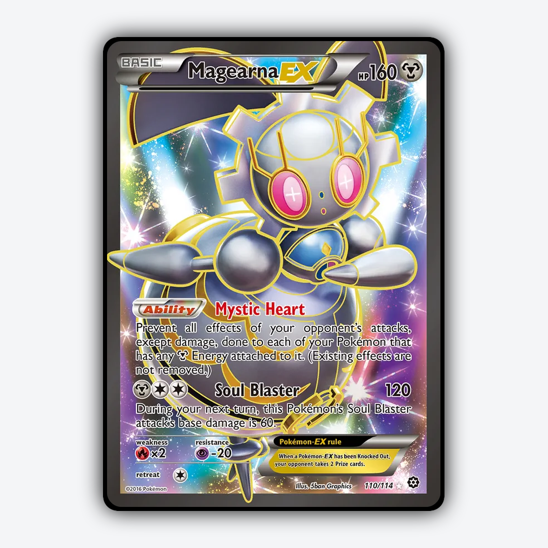 Magearna-EX 110/114 - Steam Siege Set - Card Rug