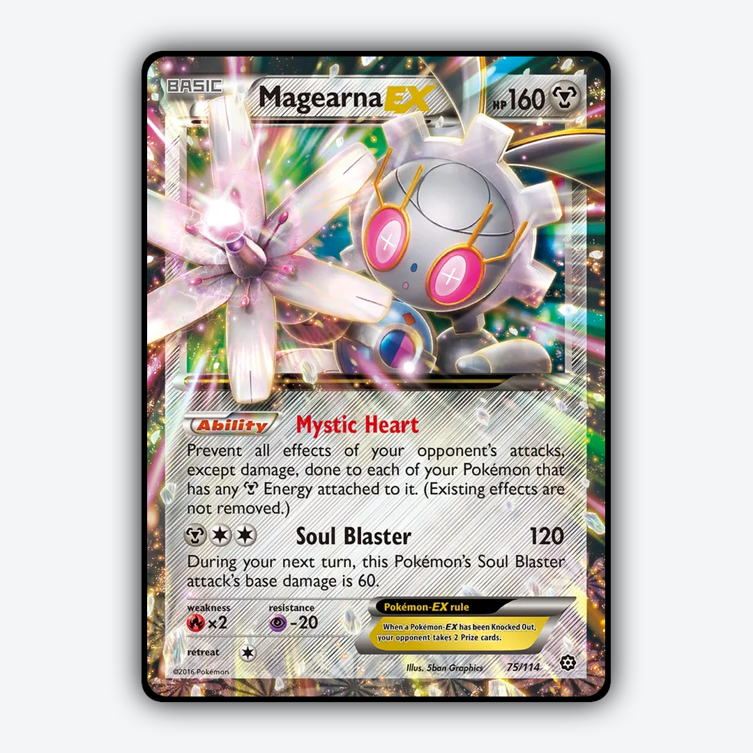 Magearna-EX 075/114 - Steam Siege Set - Card Rug