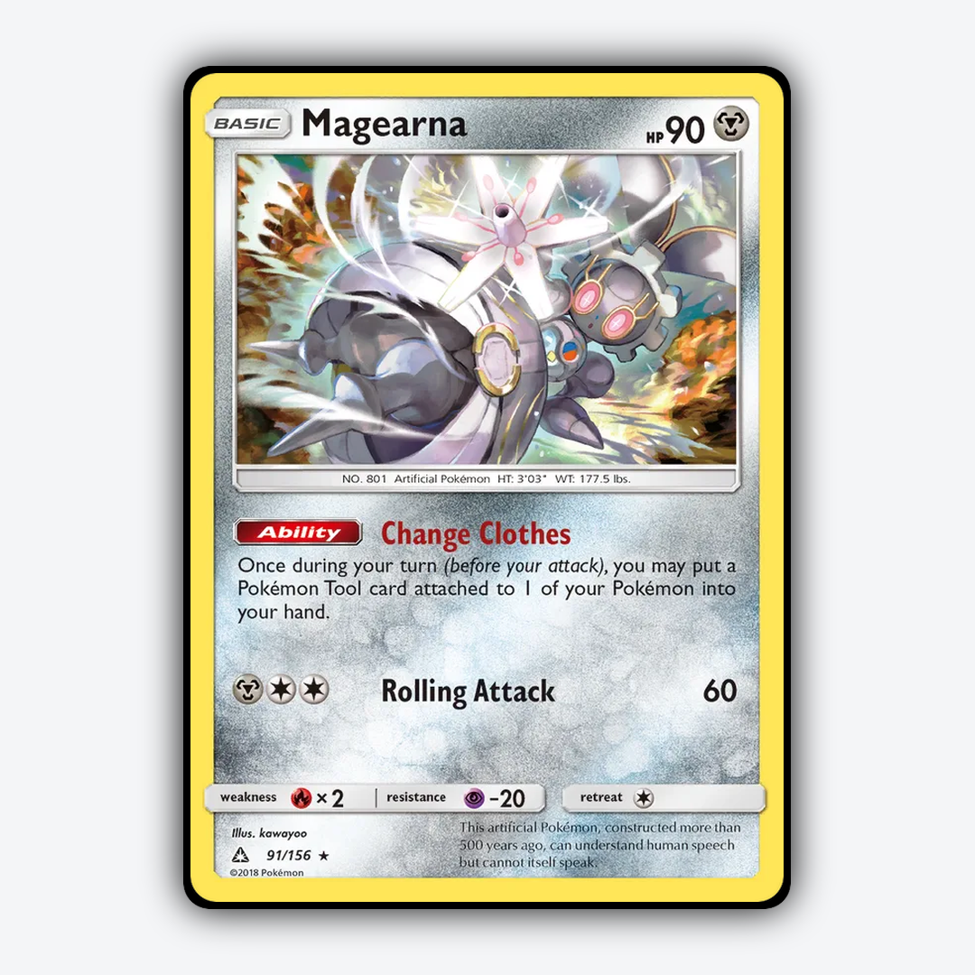Magearna 091/156 - Ultra Prism Set - Card Rug