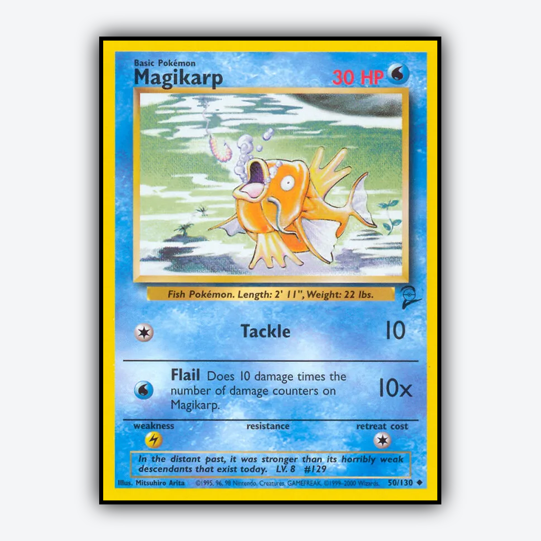 Magikarp 050/130 - Base Set 2 Set - Card Rug