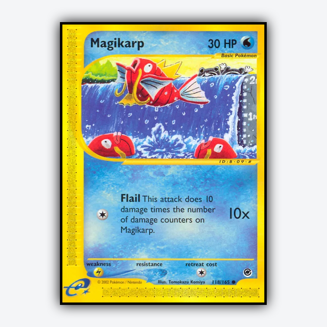 Magikarp 118/165 - Expedition Base Set - Card Rug